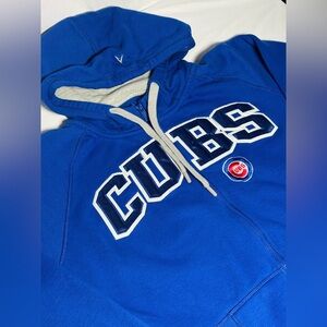 Chicago Cubs Antigua Embroidered Full Zip Hooded Jacket Men's Large Very Good
